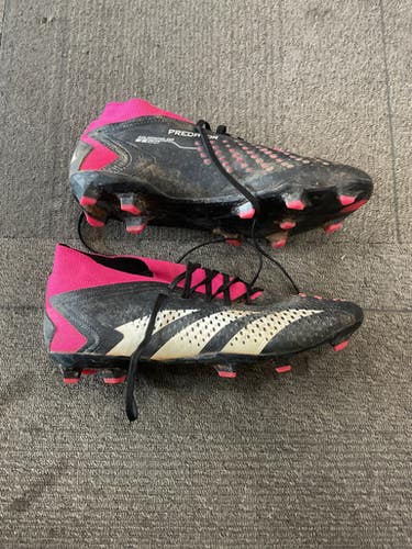 Used Adidas PREDATOR Soccer Cleats Pink Senior 10 11614-S000234853
