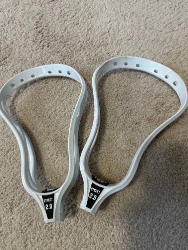 (2 Pack) Unstrung Lacrosse Heads 1 New 1 Lightly used