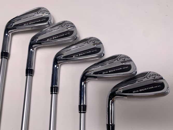 Callaway Big Bertha REVA 23 Iron Set 7-PW+GW Aldila Ascent Blue 40 Ladies LH