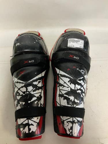 Used Bauer VAPOR X60 Intermediate Shin Guards Black 13" 11823-S000038627