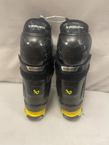 Used Bauer AMP Junior Shin Guards Black 11" 11490-S000271880