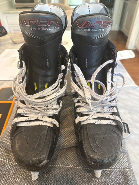 Black/Gray 2023 Bauer Vapor Hyperlite 2 Hockey Skates Regular Width 7