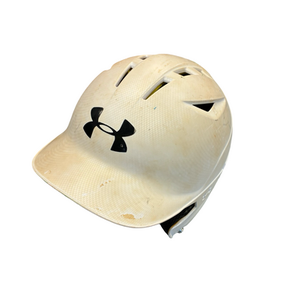Used Under Armour BATTING HELMET Batting Helmet No Mask White MD 11682-S000131253