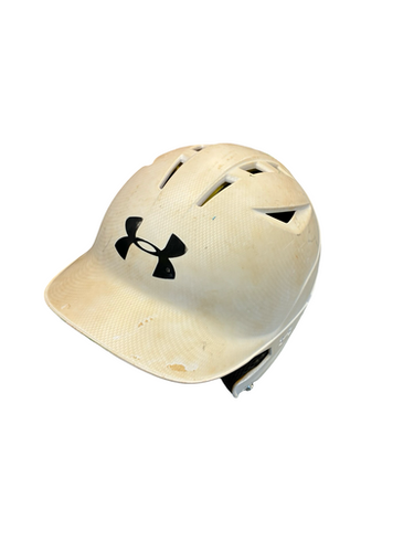 Used Under Armour BATTING HELMET Batting Helmet No Mask White MD 11682-S000131253