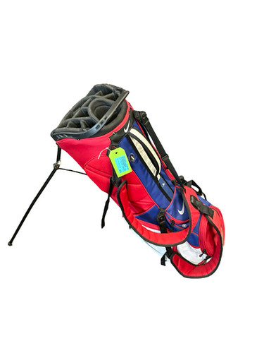 Used Nike AIR 14 WAY STAND BAG Mens Stand Bag Navy Blue And Red 11682-S000131224
