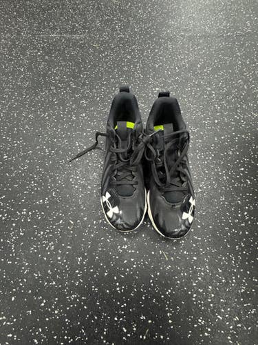 Used Under Armour BASEBALL CLEATS BB/SB Cleats Black Junior 01.5 11849-S000039085