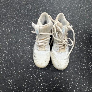 Used New Balance LAX Cleats Boys White Junior 04.5 11849-S000039084