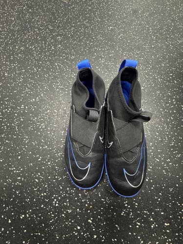 Used Nike AIR ZOOM MERCURIAL Soccer Turf Shoes Black Junior 04 11849-S000039082