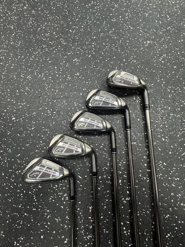 Used Callaway BIG BERTHA TUNGSTEN Mens Iron Set RH 6I-GW/AW NO P WEDGE 11849-S000039078