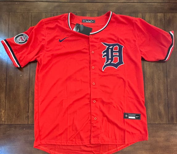 Detroit Tigers Riley Greene Adult XL (Orange) Alternate Jersey NWT
