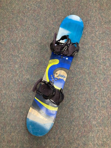 Burton Custom Snowboard With Bindings 130 cm (Used)