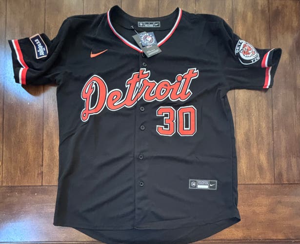 Detroit Tigers Kerry Carpenter  Adult Medium (Black) Alternate Jersey NWT
