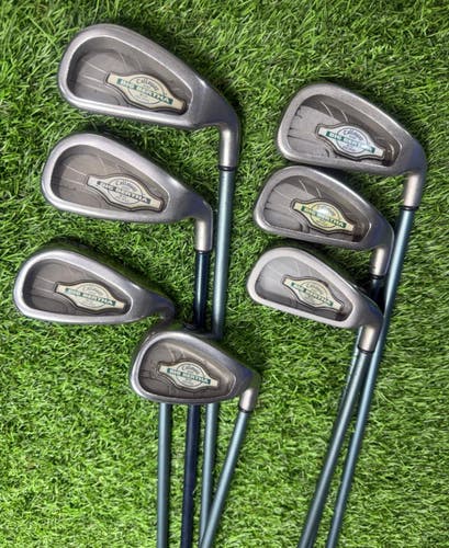 Callaway - Big Bertha X-12 - IRON SET 4-9 Pw - Graphite -	Lady Flex - RH