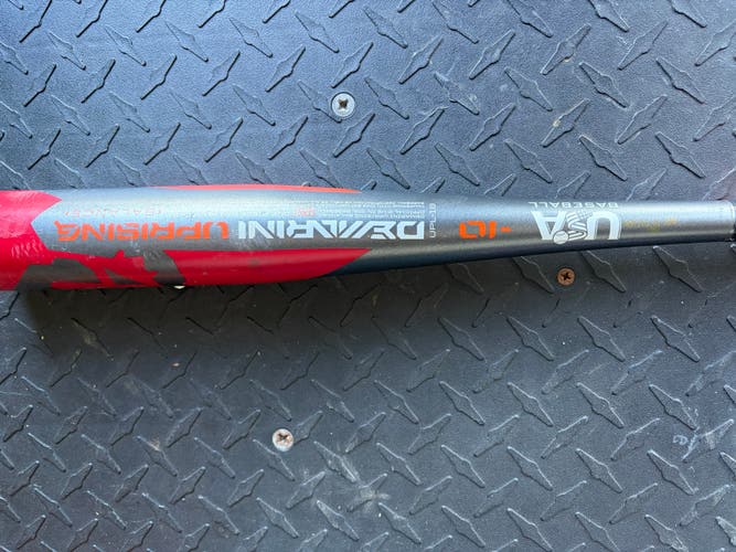 2018 DeMarini Uprising Alloy USABat Certified Bat (-10) 17 oz 27" (Used)