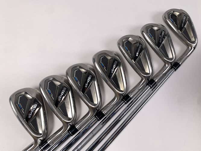 TaylorMade SIM2 MAX OS Iron Set 5-PW+GW KBS Max MT 85g Regular Steel Mens RH