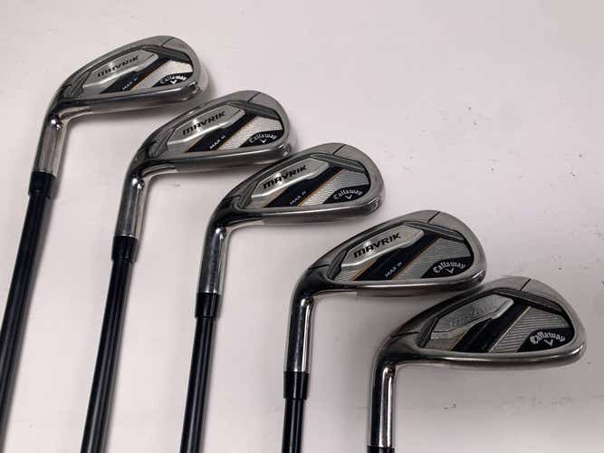 LEFTY Callaway Mavrik Max Womens Iron Set 6-PW UST Mamiya Helium 50L I Ladies LH
