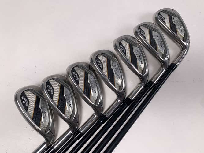 Callaway Mavrik Max Womens Iron Set 6-PW+GW+SW Helium 50L I Ladies RH