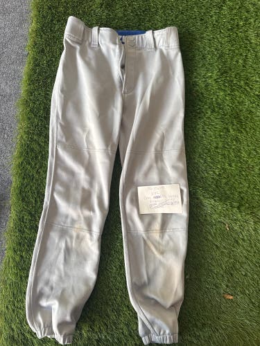 (1) Youth XL Mizuno baseball pants gray