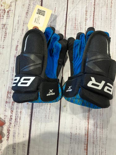 Black Youth Bauer Bauer X Gloves 9" (New)