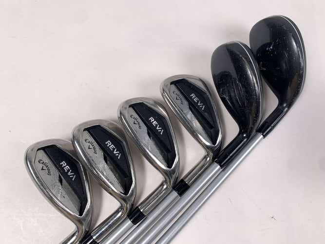 Callaway REVA Womens Hybrid Iron Set 5H-6H 7-PW Reva Ladies Graphite Womens RH