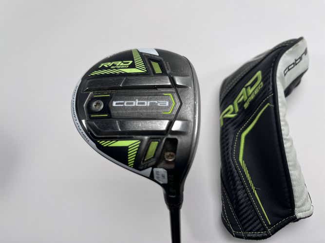 Cobra RAD Speed 7 Fairway Wood 22.5* HZRDUS RDX Smoke 6.0 Black 70g Stiff RH HC