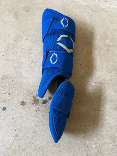 Blue Senior EvoShield Leg guard Shin Guards (Used)