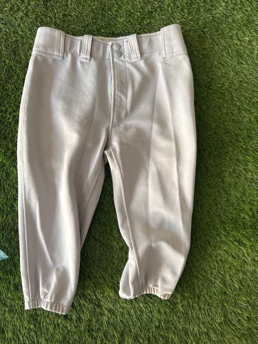(1) Youth XL Mizuno baseball pants gray