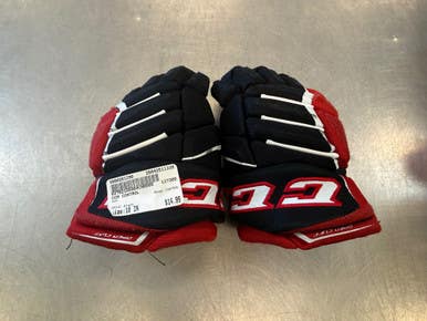 Used CCM CONTROL Junior Gloves Black 10" 11339-S000201290