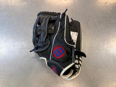 Used Wilson A450 BB/SB Glove RH Throw Black 12" 11339-S000201349