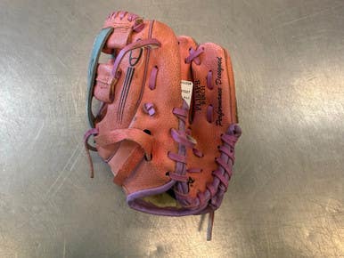 Used Rawlings GIRLS RULE BB/SB Glove T-ball Pink 9" 11339-S000201342