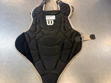 Used Wilson CHEST Catchers Chest Protector Black Intermed 11339-S000201301
