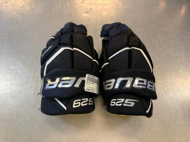 Used Bauer S29 Intermediate Gloves Black 11" 11339-S000201292