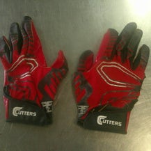 Used Cutters RECEIVER GLOVE FB Gloves White LG 11868-S000068907