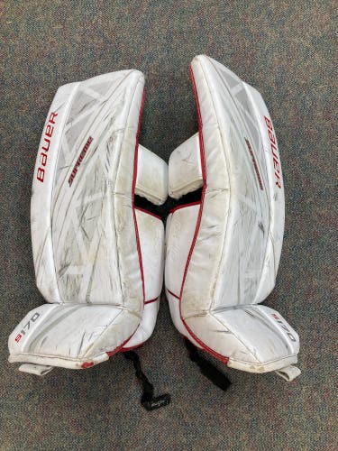 29" Junior Bauer Supreme S170 Goalie Leg Pads (Used)