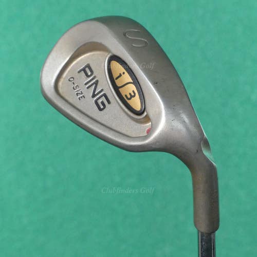 Ping i3 O-Size Maroon Dot SW Sand Wedge Factory Cushin JZ Steel Extra Stiff