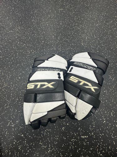 Used STX CATALYST MENS LACROSSE GLOVES Lacrosse Gloves Mens Black XL 11849-S000039040