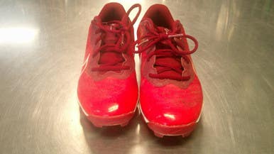 Used Nike DIAMOND BB/SB Cleats Red Junior 06 11868-S000068752