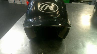 Used Rawlings HELMET Batting Helmet No Mask Black SM 11868-S000068758