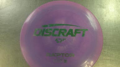 Used Discraft RAPTOR ESP Disc Golf Driver Purple 11868-S000068761