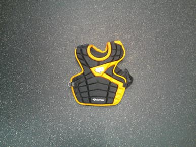 Used Easton ELITE Catchers Leg Guards Orange Intermed 11339-S000200847