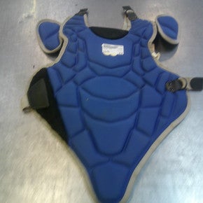 Used Wilson CHEST Catchers Chest Protector Royal Blue Youth 11339-S000200494