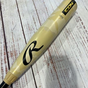 2025 Rawlings Icon Composite Bat USABat Certified (-12) Composite 18 oz 30" (Used)