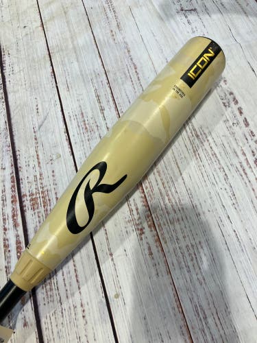 2025 Rawlings Icon Composite Bat USABat Certified (-12) Composite 18 oz 30" (Used)