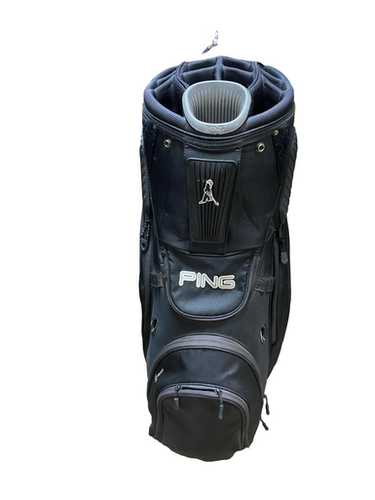 Used Ping BLACK CART BAG Mens Cart Bag Black 11706-S000375326