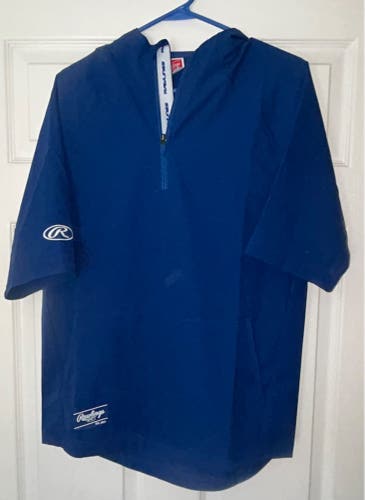 Rawlings short sleeve hooded warmup