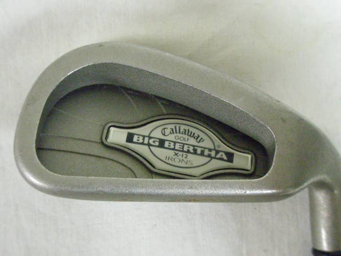 Callaway Big Bertha X-12 9 Iron (Steel Precision Regular) Flat Lie 9i