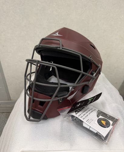 ALL-STAR MVP PRO Catcher's Mask Maroon Large (Used)