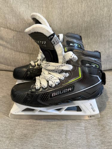 2021 Bauer Elite Hockey Goalie Skates Regular Width Size 4.5 Fit 2 (Used)