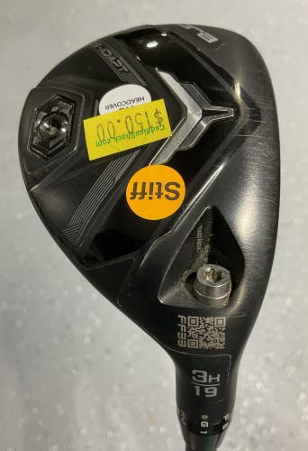 Cobra DS-ADAPT 19 #3 Hybrid 40.5" KBS PG HYBRID 85 Stiff Flex Graphite MRH USED