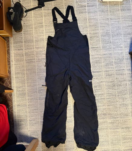 Black Men's 45k Adult Small DC Ski Bib (Used)